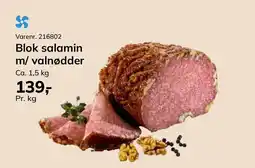 Dagrofa Food Service Blok salamin m/valnødder tilbud