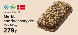 Dagrofa Food Service Mørkt sandwichstykke tilbud