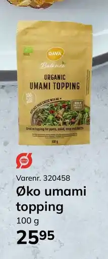 Dagrofa Food Service Øko umami topping tilbud