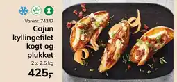 Dagrofa Food Service Cajun kyllingefilet kogt og plukket tilbud