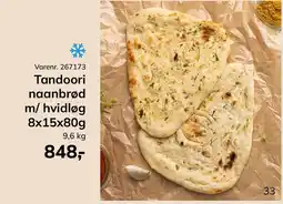 Dagrofa Food Service Tandoori naanbrød m/hvidløg tilbud