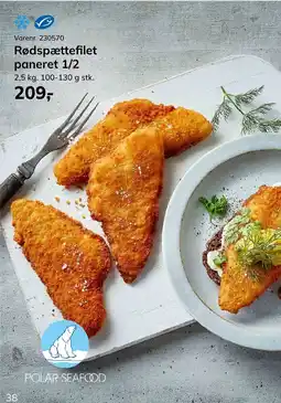 Dagrofa Food Service Rødspættefilet paneret 1/2 tilbud