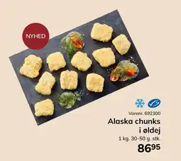 Dagrofa Food Service Alaska chunks i øldej tilbud