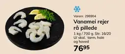 Dagrofa Food Service Vanamei rejer rå pillede tilbud