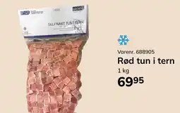 Dagrofa Food Service Rød tun i tern tilbud