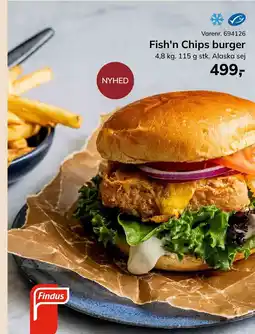 Dagrofa Food Service Fish'n Chips burger tilbud