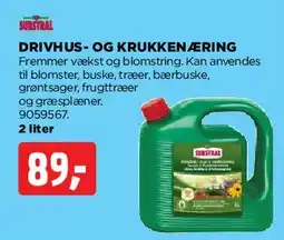jem & fix Drivhus- og kruknegødning tilbud