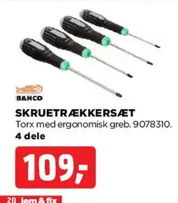 jem & fix SKRUTRÆKKERSÆT tilbud