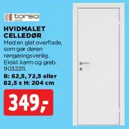 jem & fix HVIDMALERET CELLEDØR tilbud