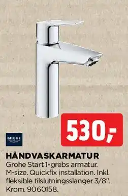 jem & fix Håndvaskarmatur tilbud