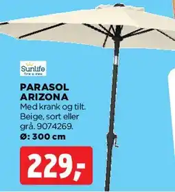 jem & fix Parasol Arizona tilbud