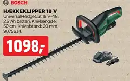 jem & fix HÆKKEKLIPPER 18 V tilbud