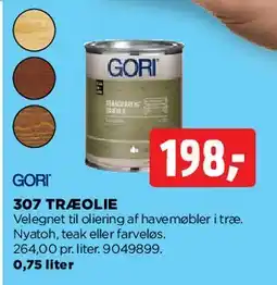 jem & fix GORI 307 TRÆOLIE tilbud