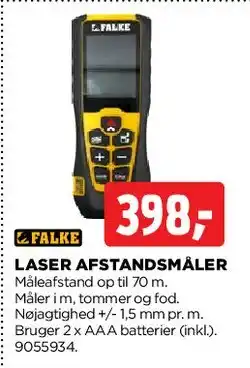 jem & fix Laser afstandsmåler tilbud