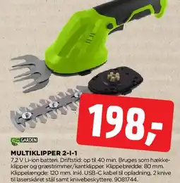 jem & fix MULTIKLIPPER 2-i-1 tilbud