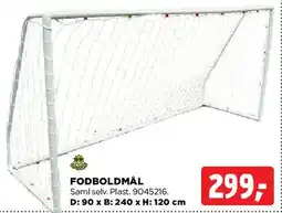 jem & fix FODBOLDMÅL tilbud