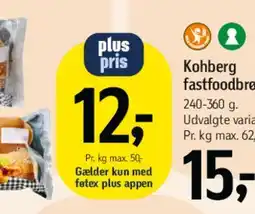 Føtex Kohberg fastfoodbrød tilbud