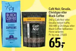 Føtex Café Noir, Gevalia, Christgau eller Black Coffee tilbud
