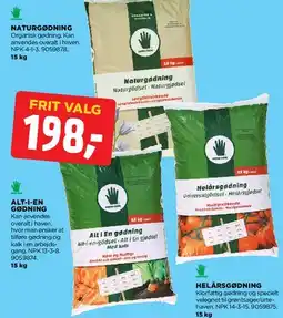 jem & fix Gødning (frit valg) tilbud