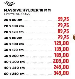jem & fix MASSIVE HYLDER 18 MM tilbud