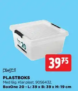 jem & fix Plastboks (BoxOne 20) tilbud