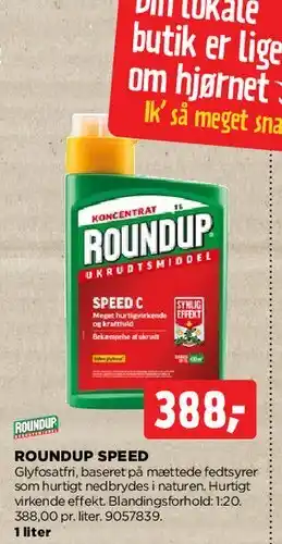 jem & fix ROUNDUP SPEED tilbud