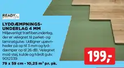 jem & fix LYDDEMPNINGSUNDERLAG 4 MM tilbud