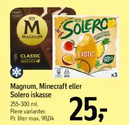 Føtex Magnum, Minecraft eller Solero ispakke tilbud