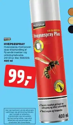jem & fix Hvepsespray / Hvepsespray Plus (400 ml) tilbud