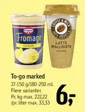 Føtex To-go marked tilbud