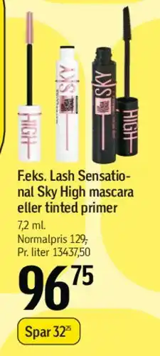 Føtex Lash Sensational / Sky High mascara eller tinted primer tilbud