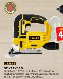 jem & fix Stiksav 18 V tilbud