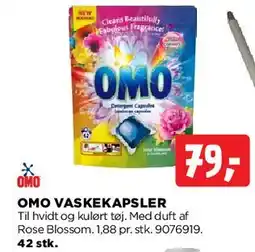 jem & fix OMO vaskekapsler tilbud