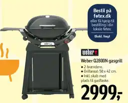 Føtex Weber Q2000 gasgrill tilbud