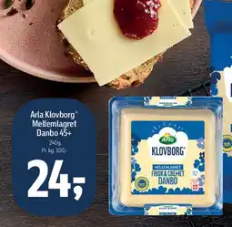 Føtex Arla Klovborg Mellemlagret Danbo 45+ tilbud