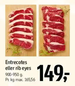 Føtex Entrecotes eller rib eyes tilbud