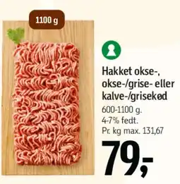 Føtex Hakket okse-, okse-/grise- eller kalve-/grisekød tilbud