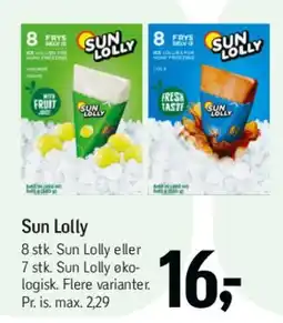 Føtex Sun Lolly tilbud