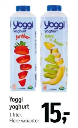 Føtex Yoggi yoghurt tilbud
