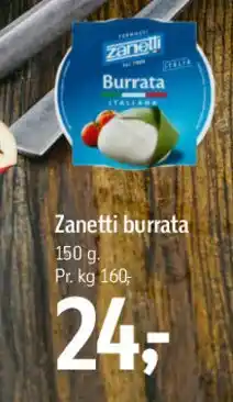 Føtex Zanetti burrata tilbud