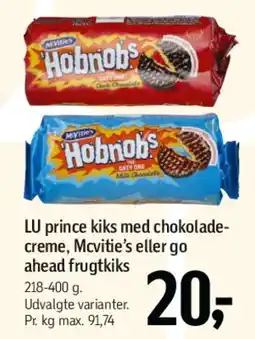 Føtex LU Prince kiks / Hobnobs tilbud