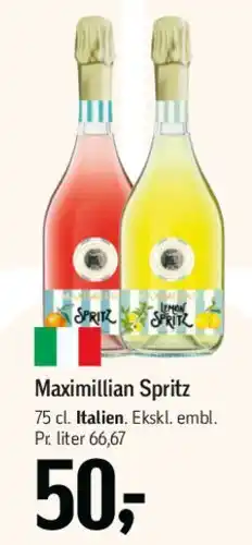 Føtex Maximilian Spritz tilbud