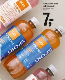 Føtex Pure vitamin- eller hydration drik tilbud