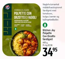 Føtex Kitchen Joy Polpette Con Orzotto e Fagioli tilbud
