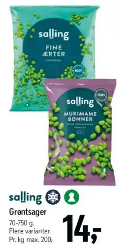 Føtex Grøntsager (frosne) tilbud