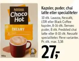 Føtex Kapsler, puder, chai latte eller specialiteter tilbud