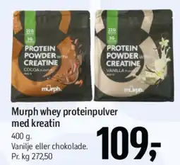 Føtex Murph whey proteinpulver med kreatin tilbud