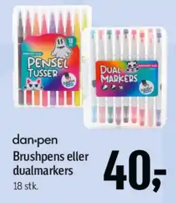 Føtex Brushpens eller dualmarkers tilbud