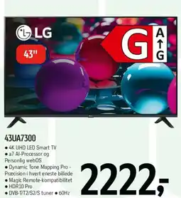 Føtex LG 43 4K UHD LED Smart TV (43UA7300) tilbud