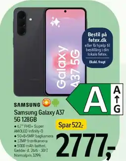 Føtex Samsung Galaxy A37 5G 128GB tilbud